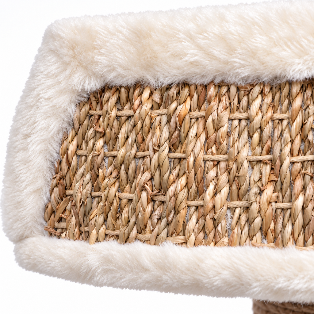 Detalle del tejido de seagrass natural