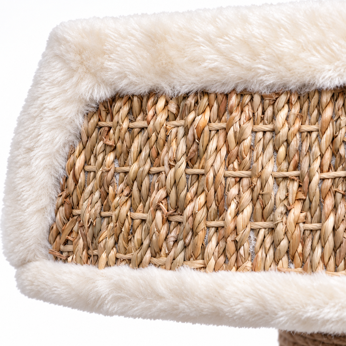 Detalle del tejido de seagrass natural
