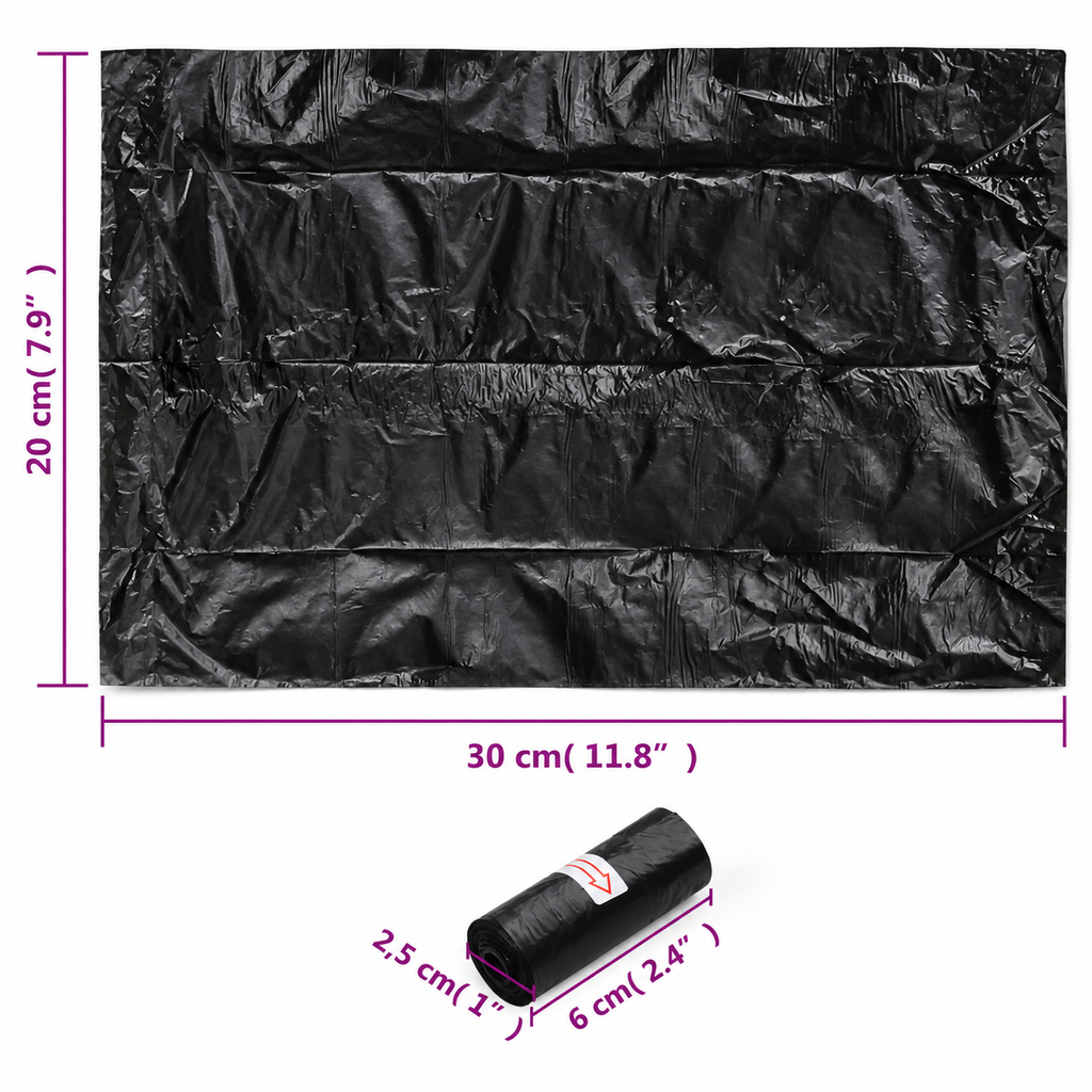 Pack de bolsas para perro, vista general