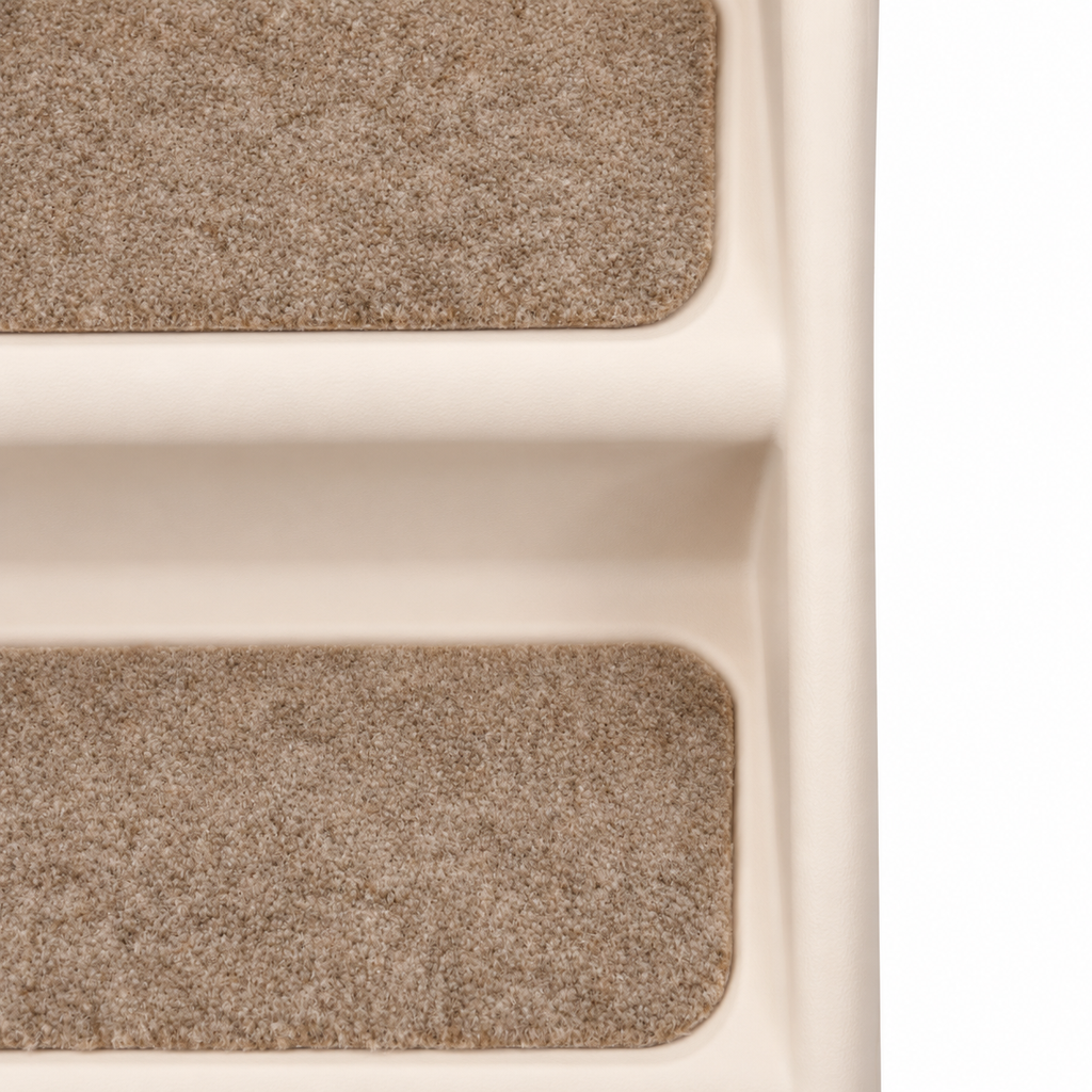 Escaleras para mascotas en un salón