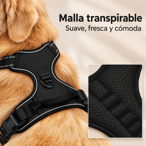 Malla transpirable del arnés