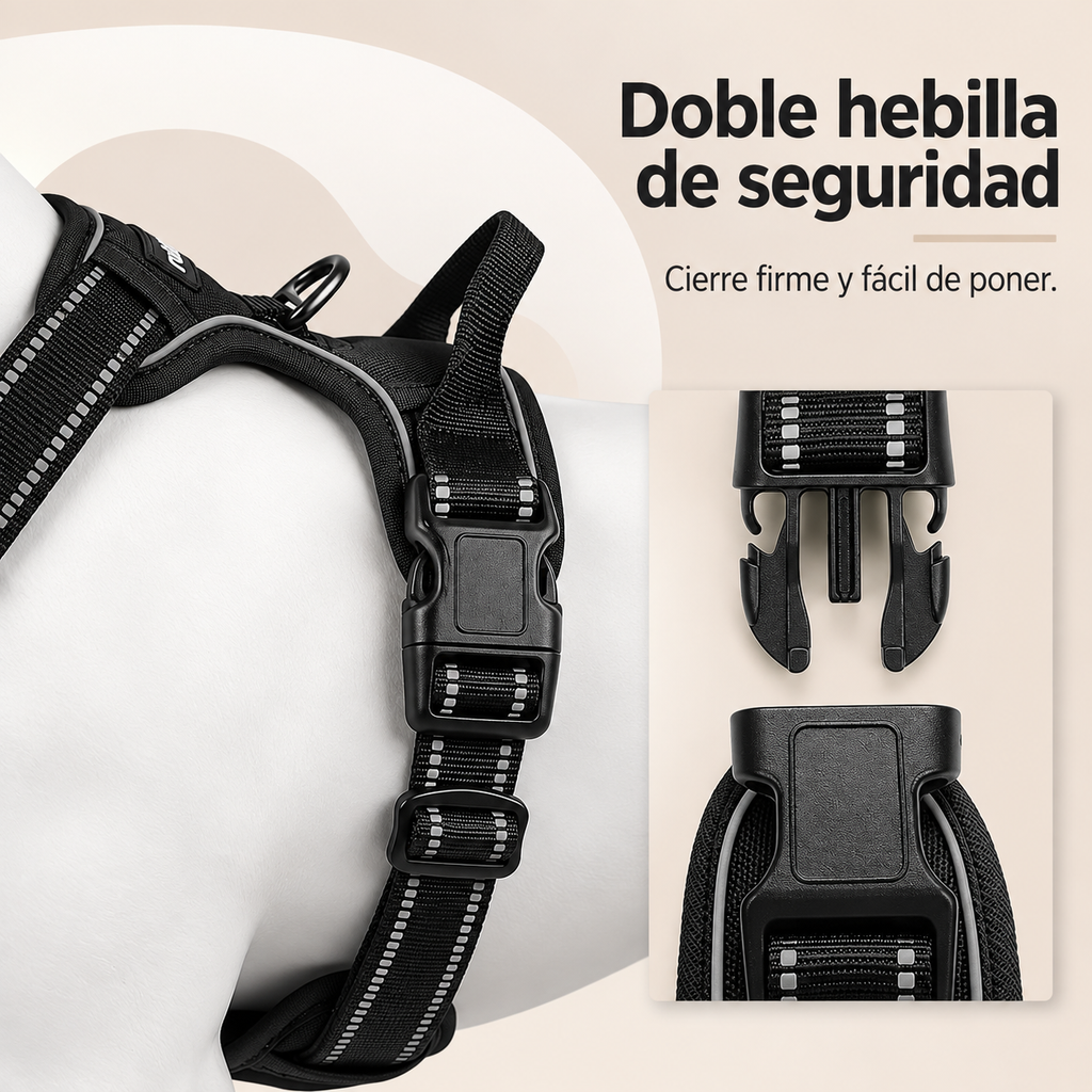 Doble hebilla de seguridad
